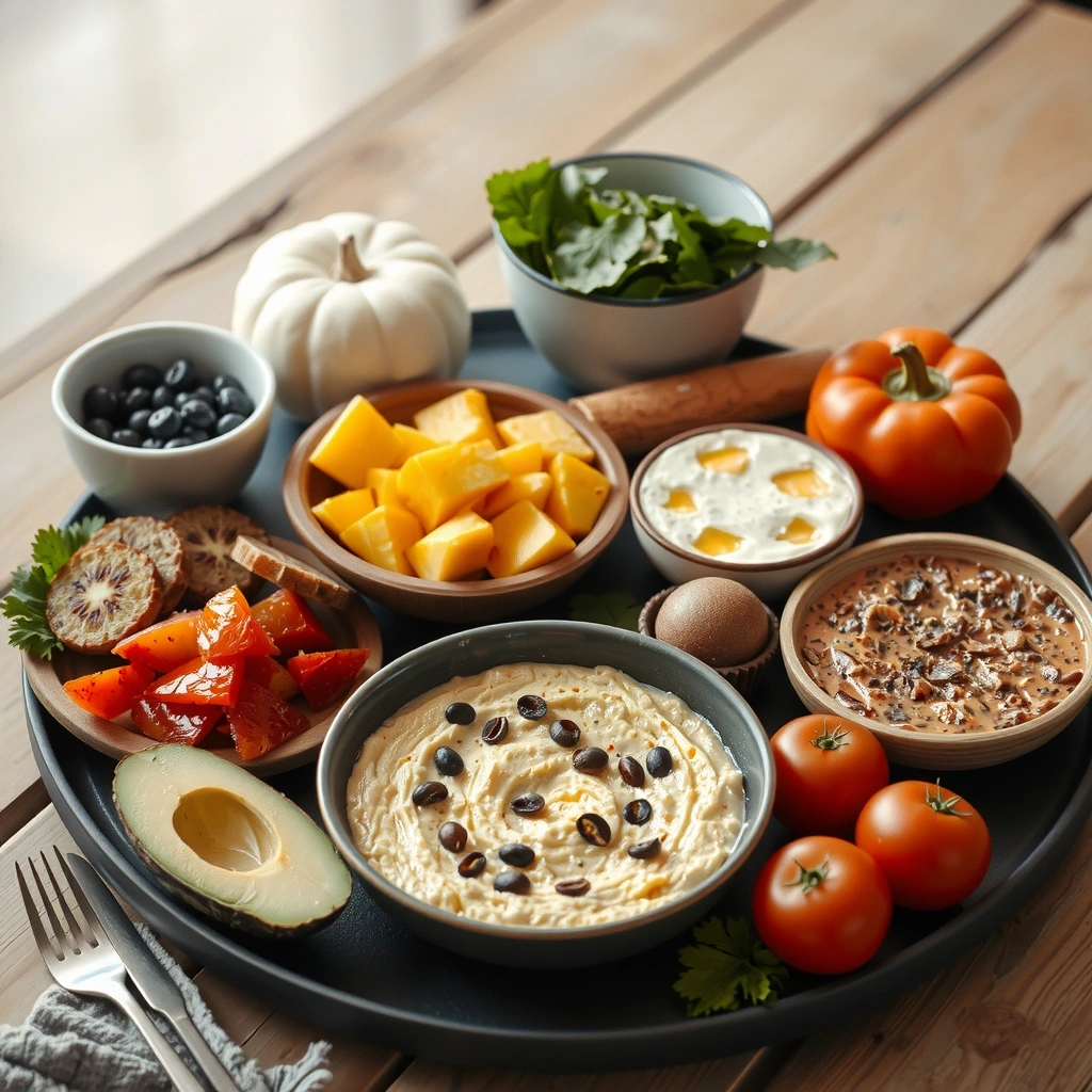 Aliments frais et équilibrés